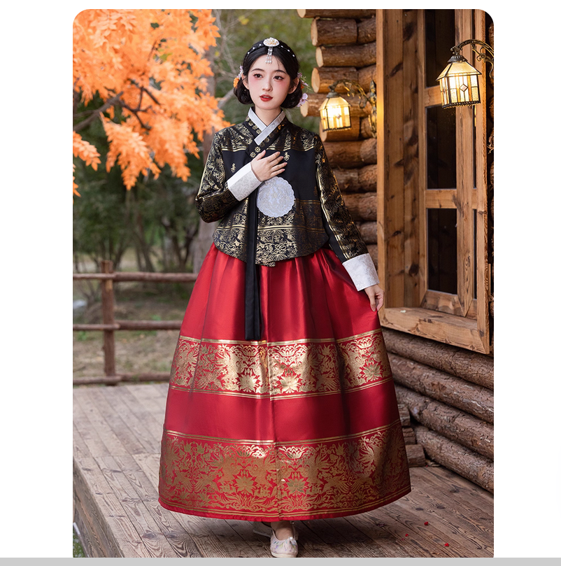 Korean Culture Lifestyle - Ethnic style retro Hanbok temperament slimming