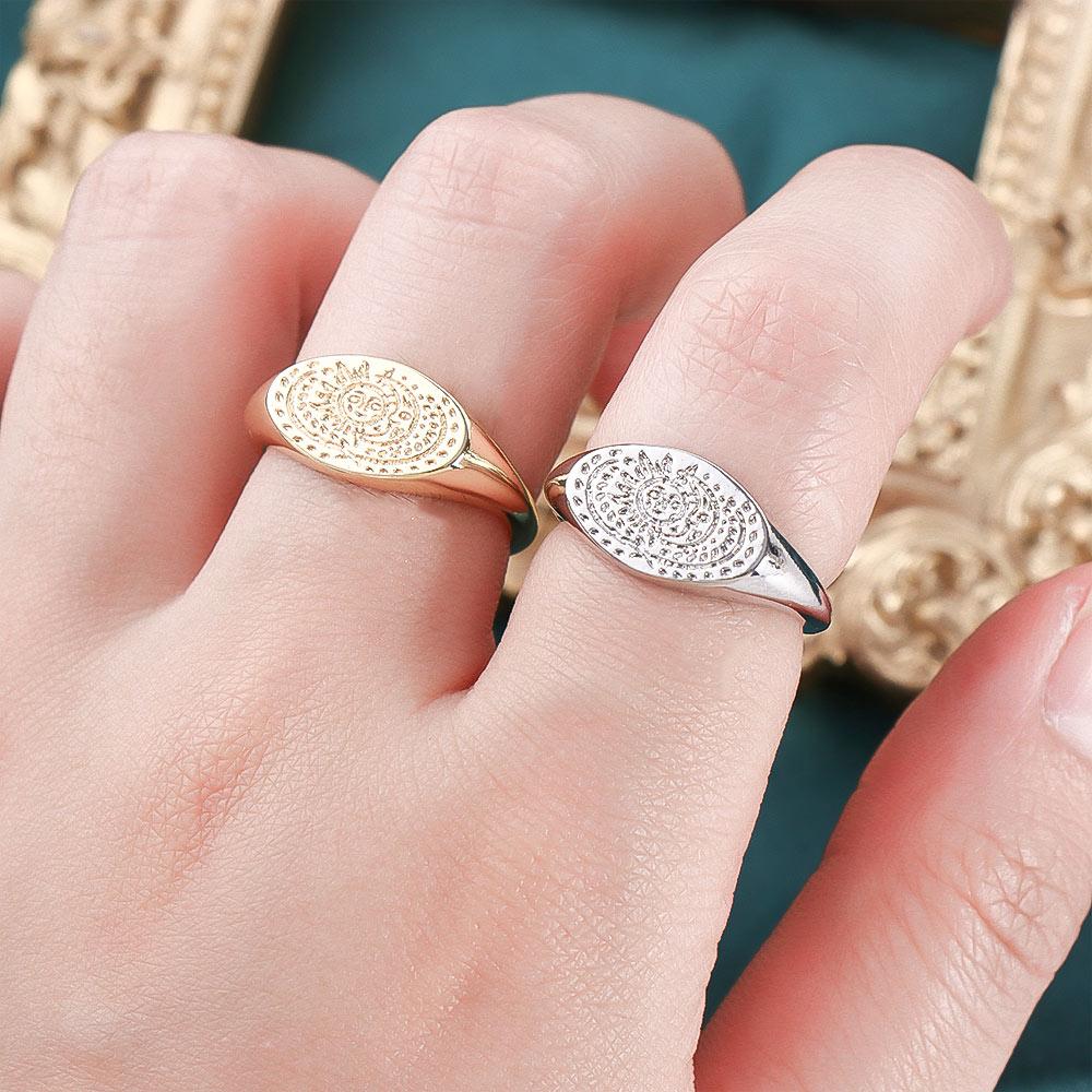 Minimalist Sun Moon Pattern Ri - Korean Daily Lifestyle 리뷰 및 가격