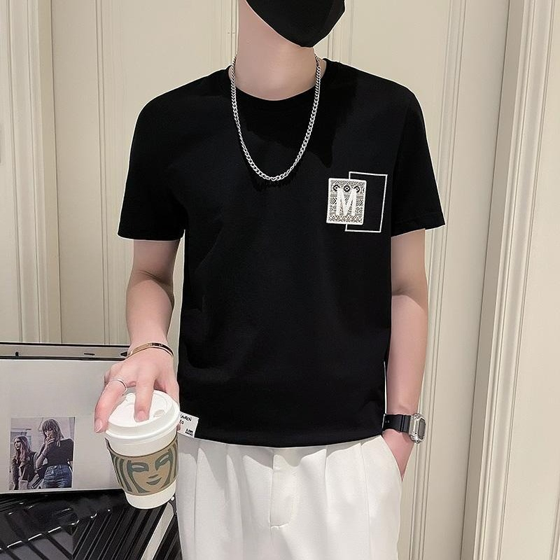 Trendy Men Short Sleeve Top Su - Korean Daily Lifestyle 리뷰 및 가격