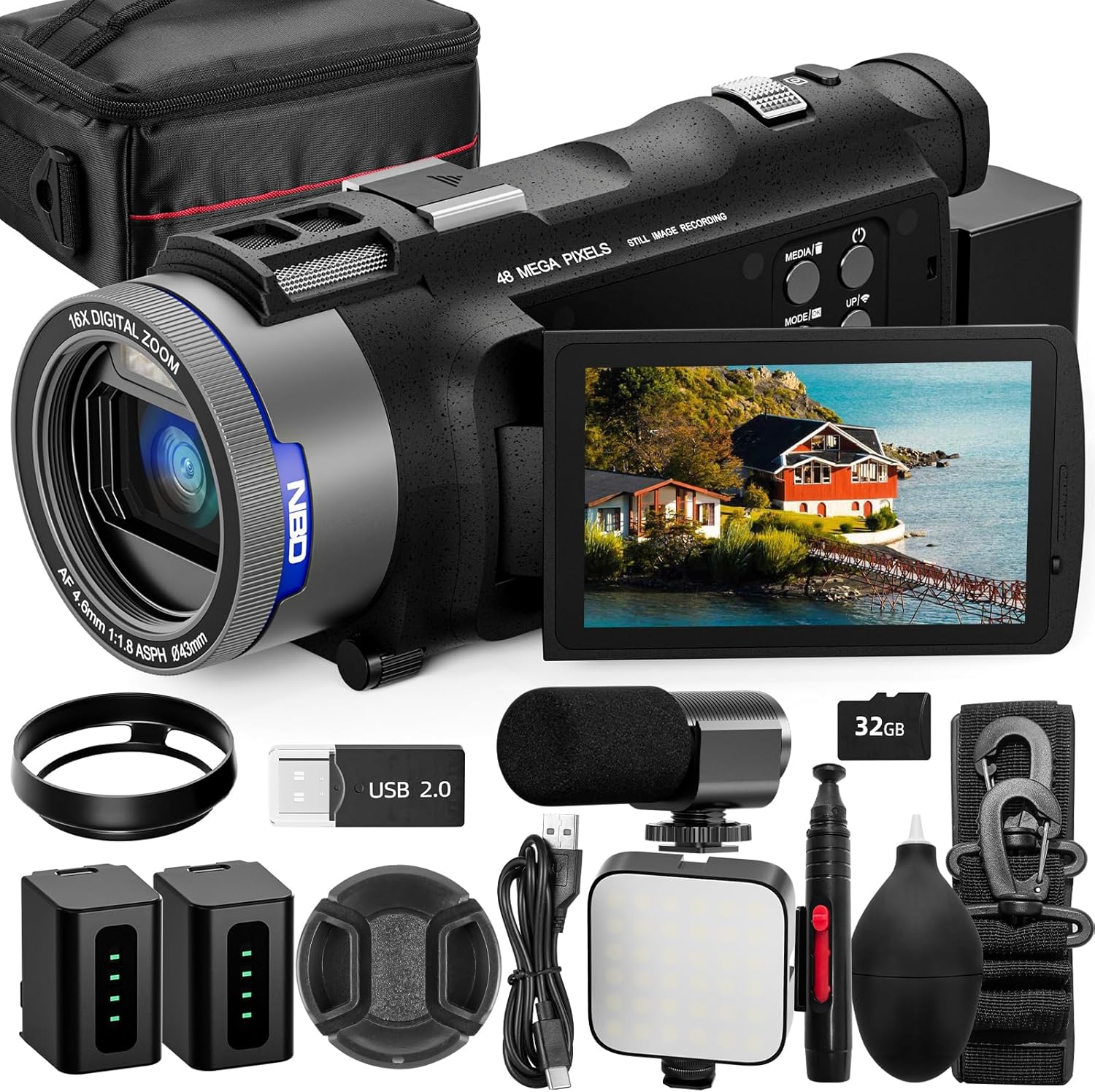 NBD 4K Camcorder Video Camera  - Korean Lifestyle App 리뷰 및 가격