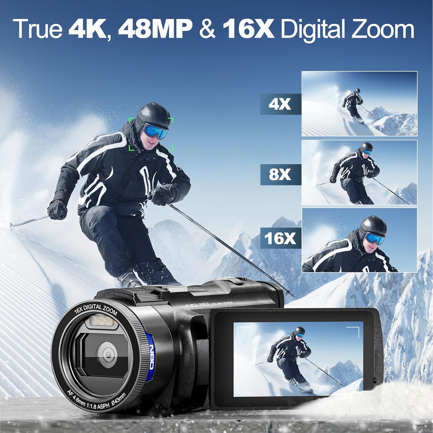 NBD 4K Camcorder Video Camera  - Korean Lifestyle App 리뷰 및 가격