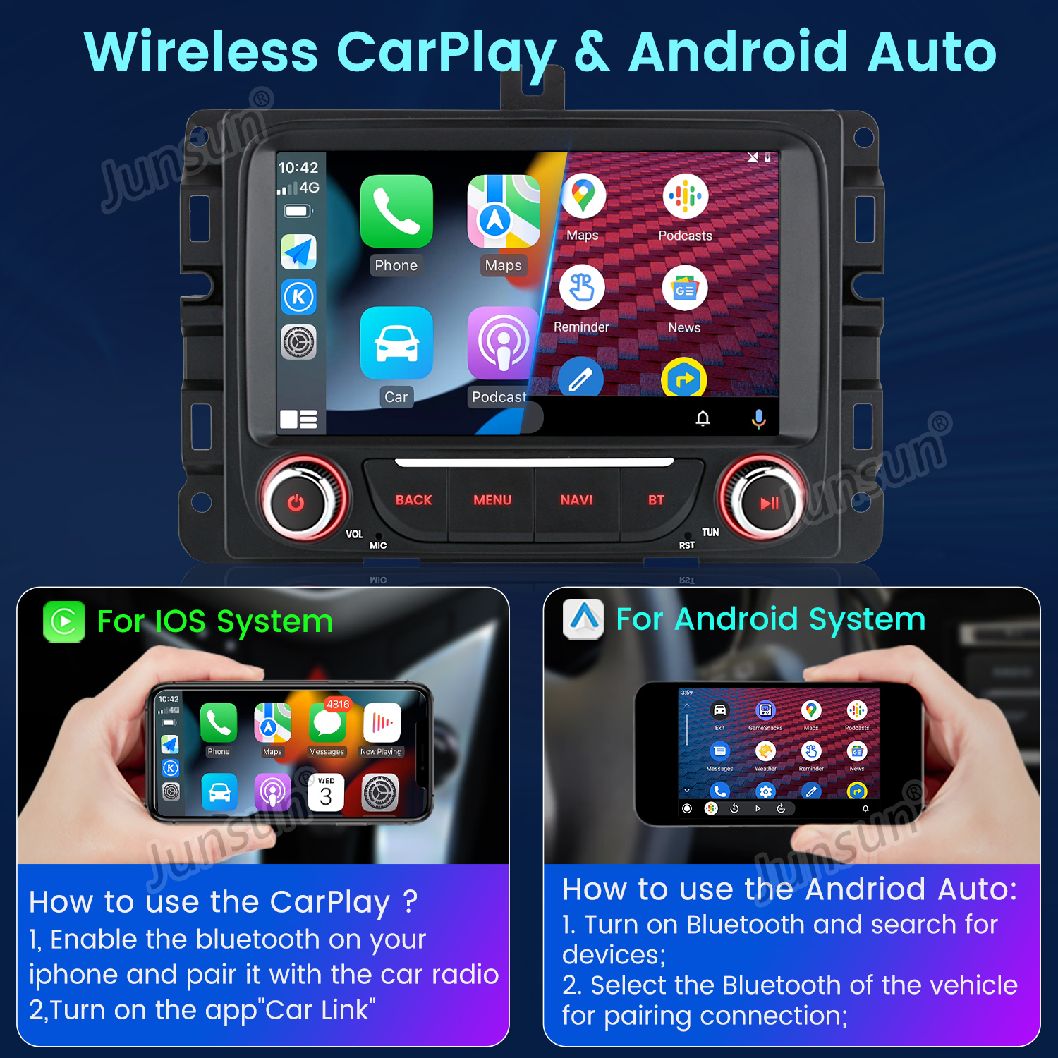 Junsun AI Voice Car Stereo Rad - Korean Lifestyle Products 리뷰 및 가격
