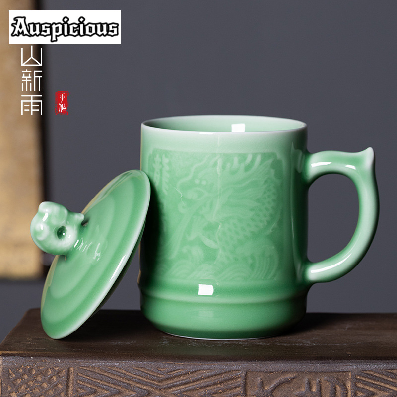 410ml Longquan Celadon Office  - Celadon Ceramic Cup 리뷰 및 가격