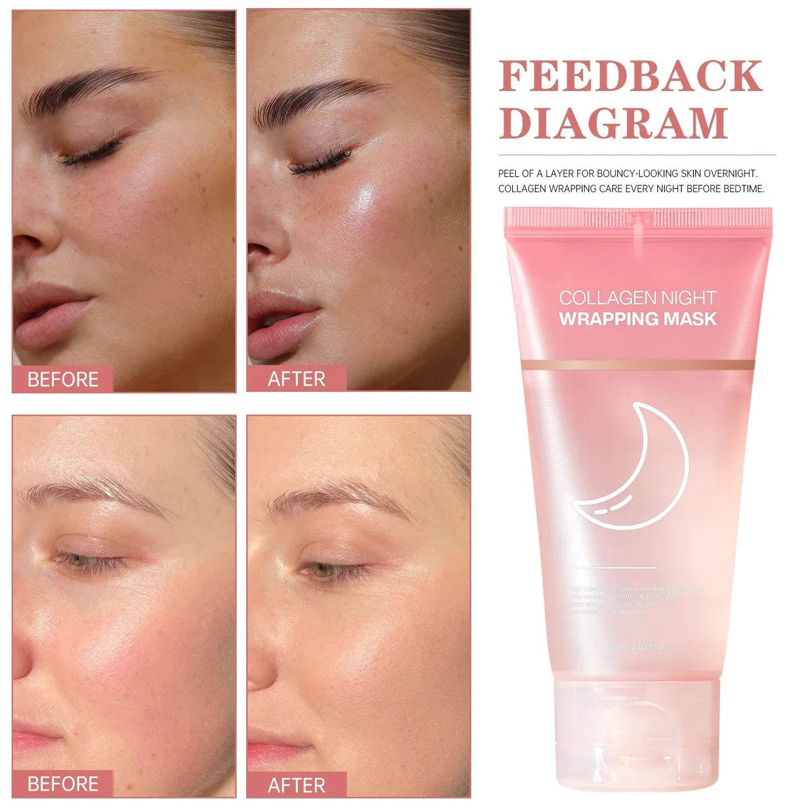 Collagen Night Wrapping Mask 7 - Sleeping Pack Overnight 리뷰 및 가격