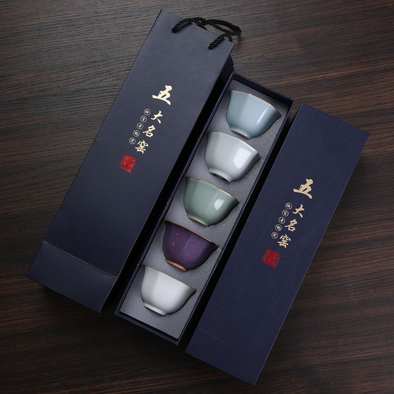 Five Famous Kilns 5 Cups Tea S - Celadon Ceramic Cup 리뷰 및 가격