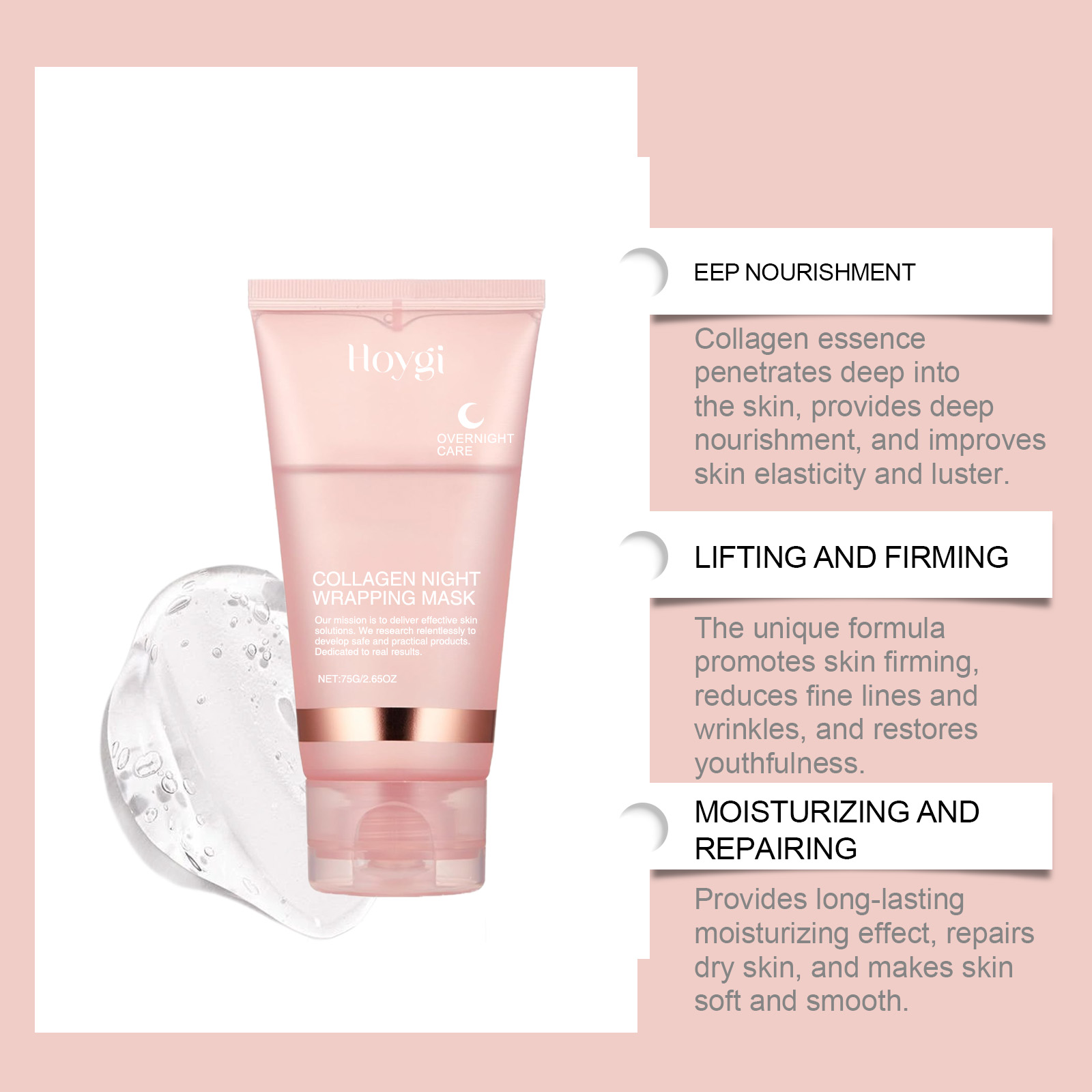Deep Collagen Mask Peel Off Ma - Sleeping Pack Overnight 리뷰 및 가격