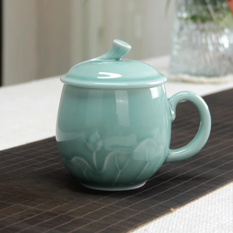 Longquan celadon office tea cu - Celadon Ceramic Cup 리뷰 및 가격