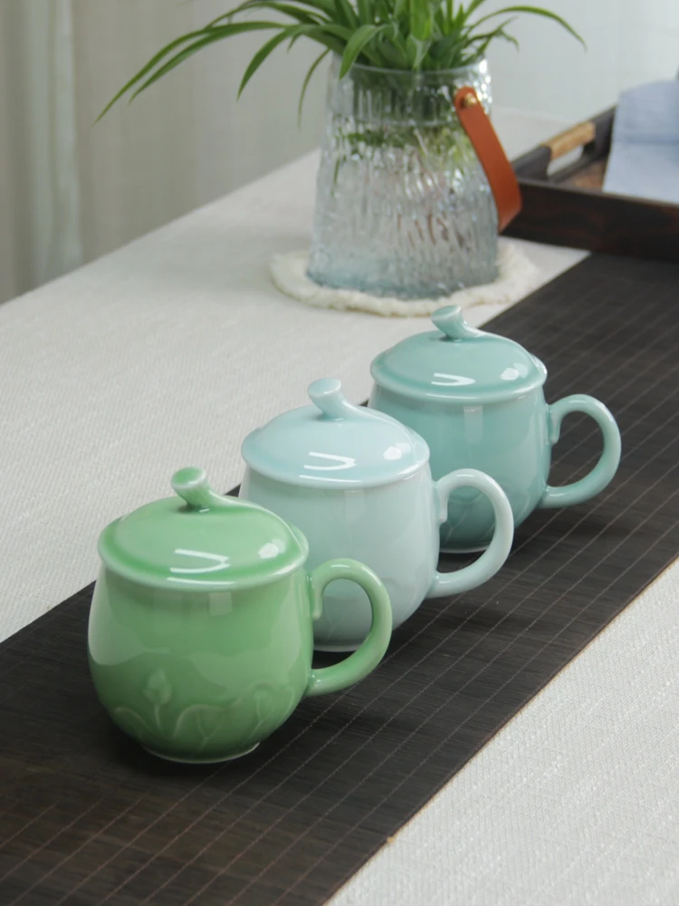 Longquan celadon office tea cu - Celadon Ceramic Cup 리뷰 및 가격