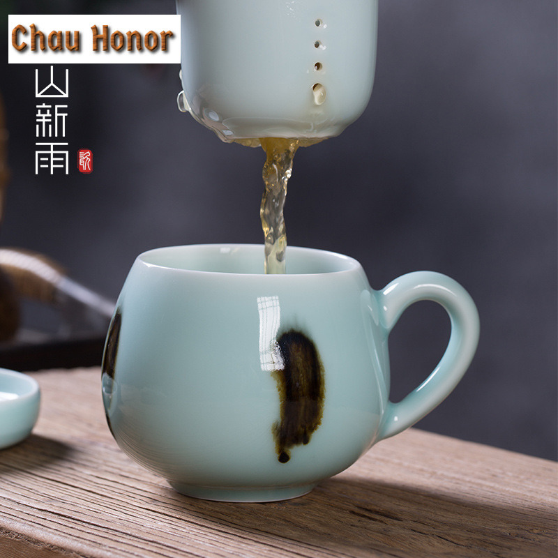 330ml Longquan Celadon Filter  - Celadon Ceramic Cup 리뷰 및 가격