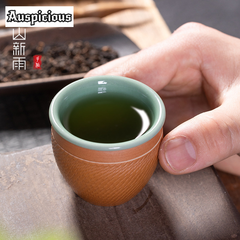 50ml Handmade Knife Jumping Ce - Celadon Ceramic Cup 리뷰 및 가격