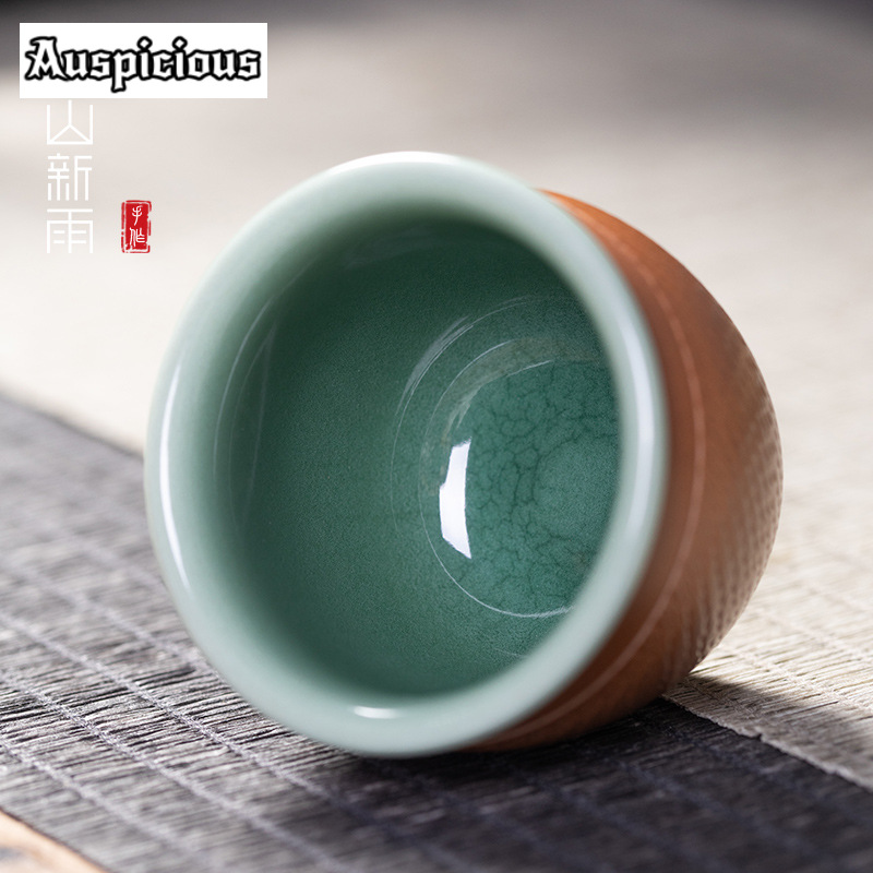 50ml Handmade Knife Jumping Ce - Celadon Ceramic Cup 리뷰 및 가격