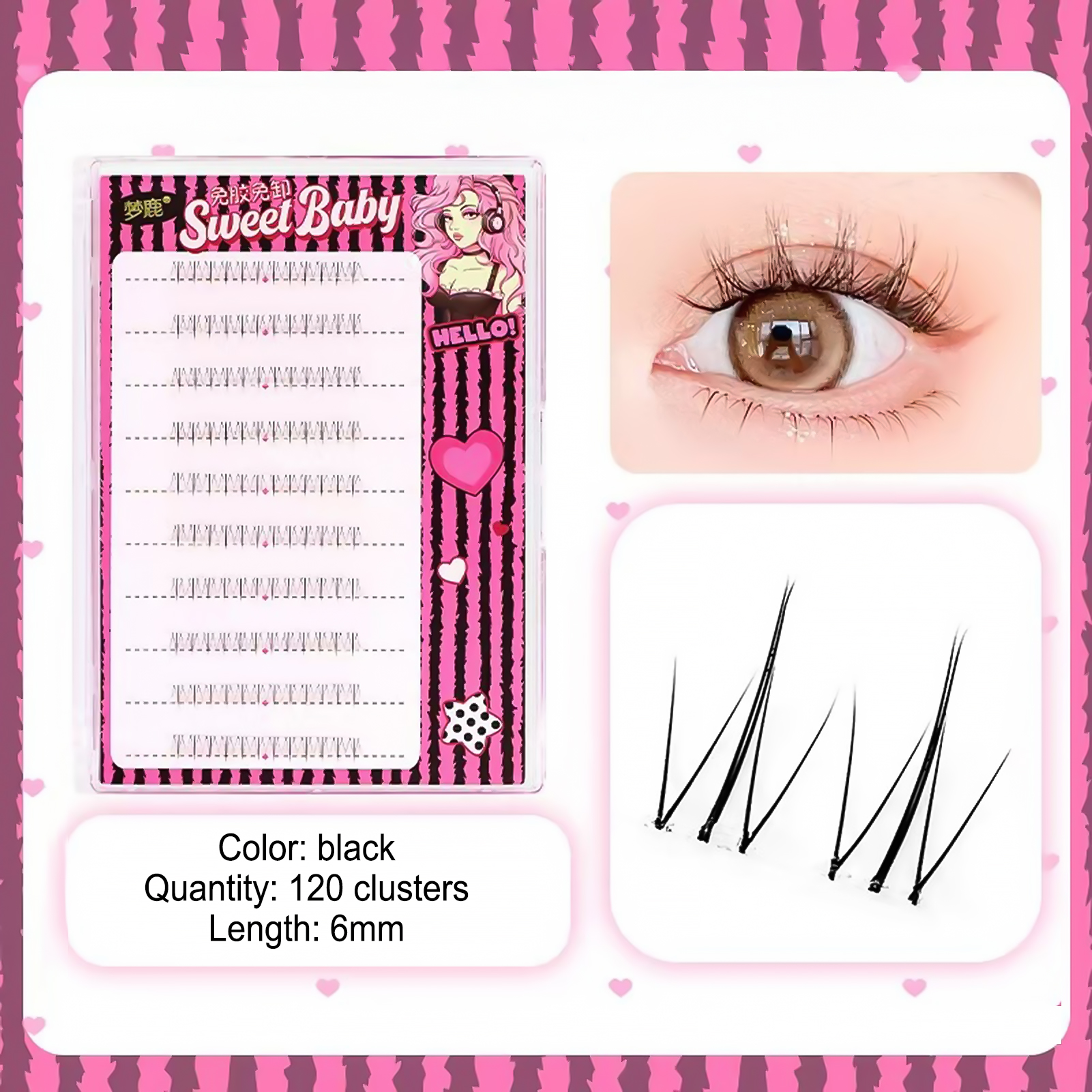 Women DIY Curling Eyelash Clus - Korean Daily Lifestyle 리뷰 및 가격