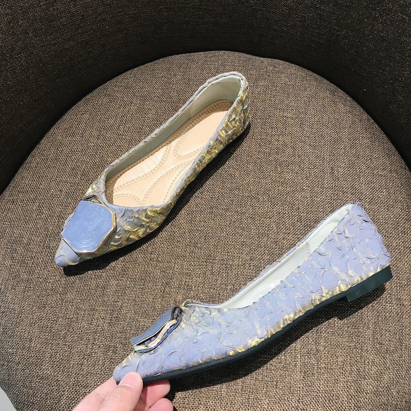 Women's Shoes Flat Pointed Toe - Korean Daily Lifestyle 리뷰 및 가격