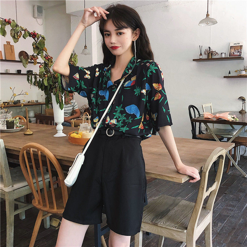 Shirts Women Corduroy Patch Po - Korean Daily Lifestyle 리뷰 및 가격